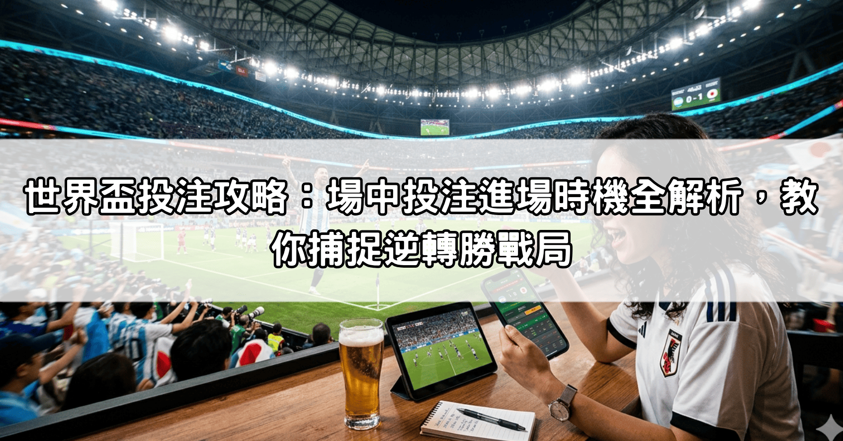 世界盃投注攻略:場中投注進場時機全解析,教你捕捉逆轉勝戰局