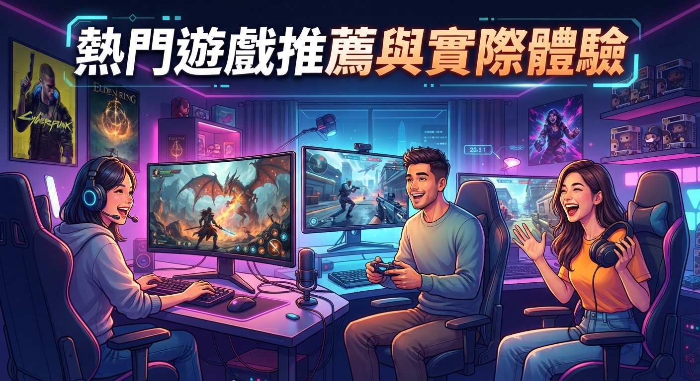 熱門遊戲推薦與實際體驗

